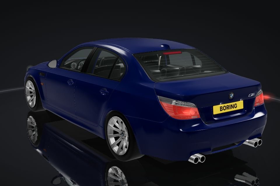 BMW 5/6 Series E6x i 3D, bakfra