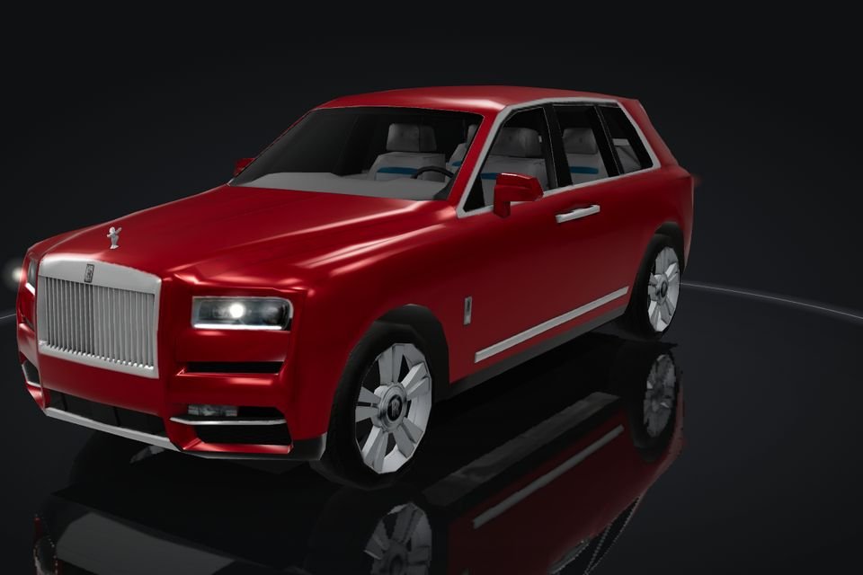 Rolls-Royce Phantom Coupé in 3D, davanti, luci spente
